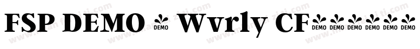 FSP DEMO - Wvrly CF字体转换